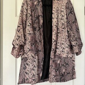Women's Snake Print Blazer
